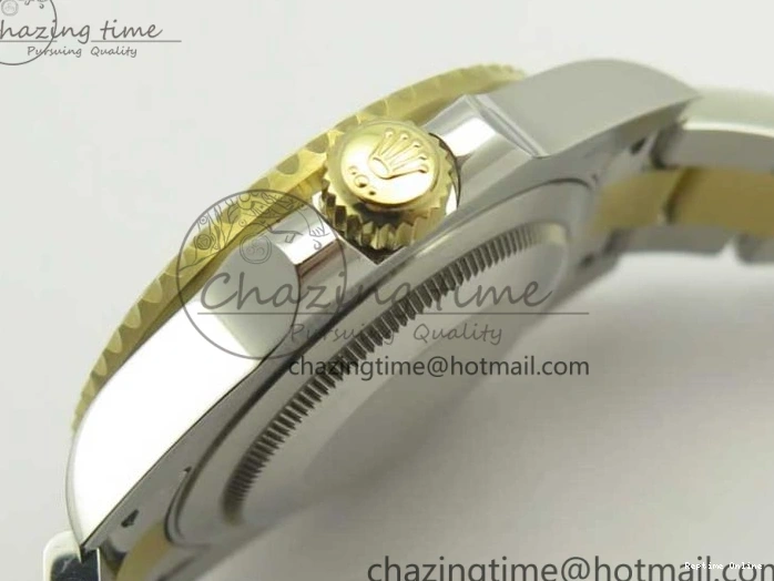 0504 GMT Master II 116713 GMF 904L Steel Edition Green Dial on SS YG Bracelet A Lightweight 3386